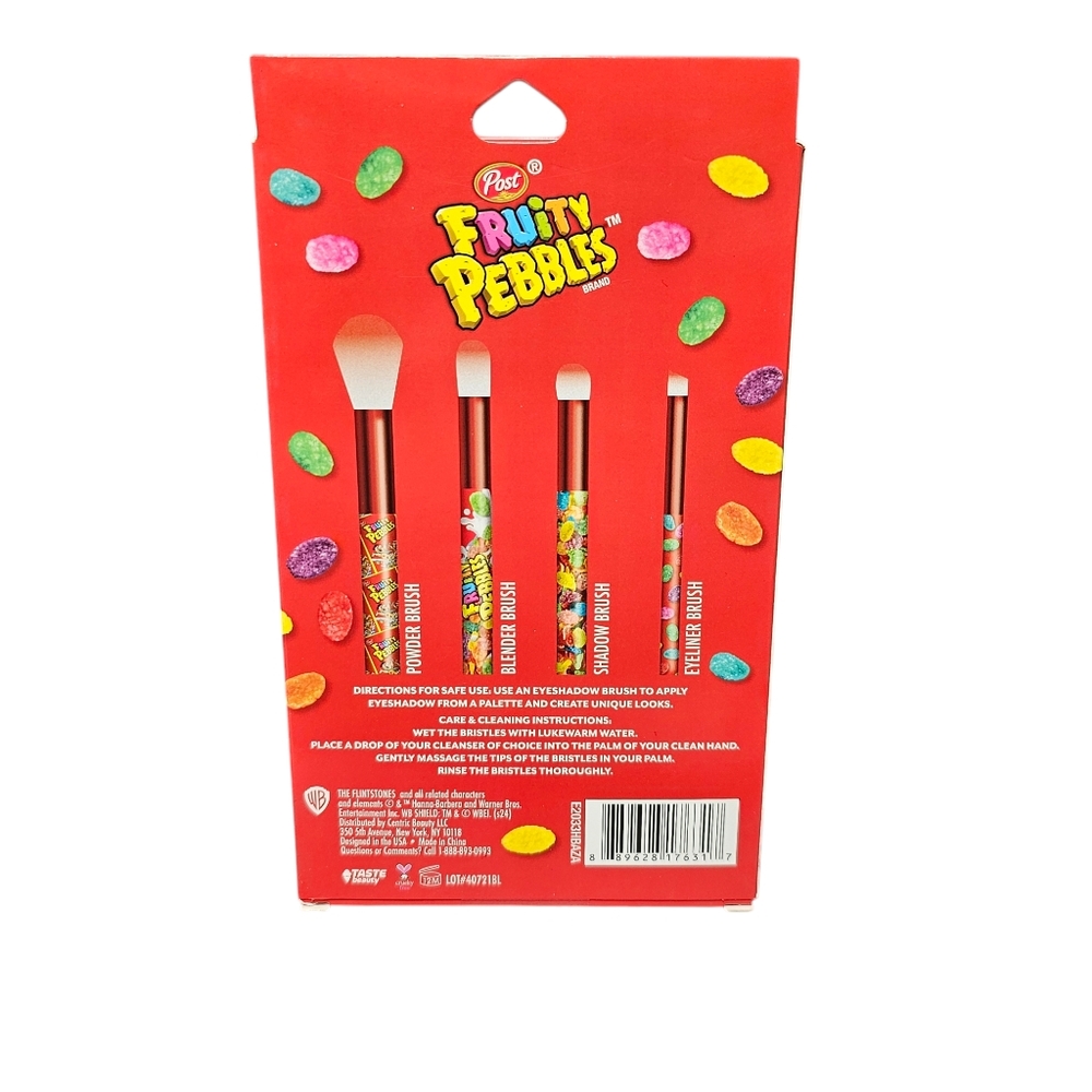 Flintstones - Fruity Pebbles Cosmetic Brush Set - NIB - Picture 2 of 2